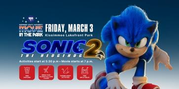 KUA to host free Movie in the Park featuring ‘Sonic 2: The Hedgehog’
