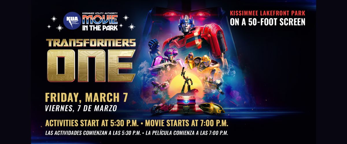 KUA to host free Movie in the Park Featuring ‘Transformers One’